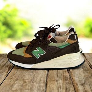 New Balance 998 Made in USA x Teddy Santis "Brown Green" (U998BG) – Size 7.5